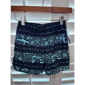 Columbia PFG Super Backcast Youth XS Shorts Navy Blue Tropical AB1452-012 NWT